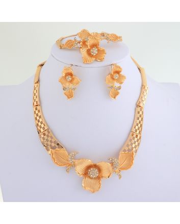 Gold Plated Necklace Set
