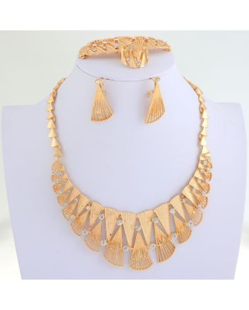 Gold Plated Necklace Set
