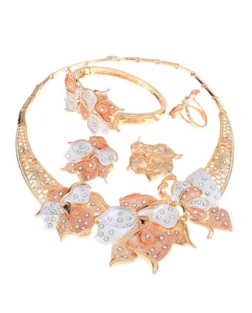 Gold Plated Necklace Set