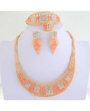 Gold Plated Necklace Set