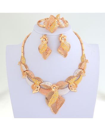 Gold Plated Necklace Set