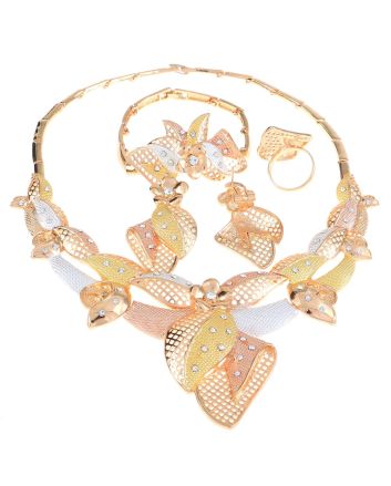Gold Plated Necklace Set