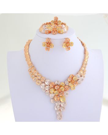 Gold Plated Necklace Set