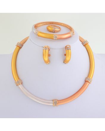 Gold Plated Necklace Set