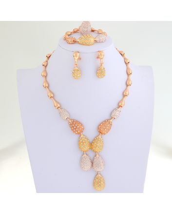 Gold Plated Necklace Set