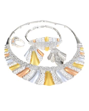 Silver Plated Necklace Set