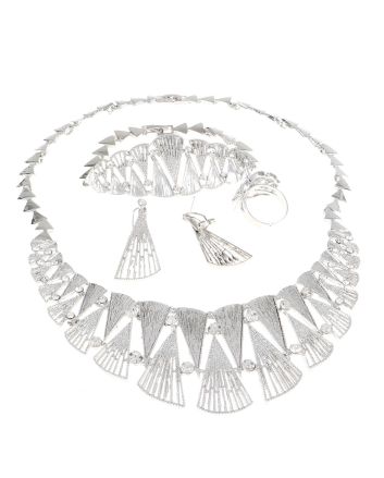 Silver Plated Necklace Set