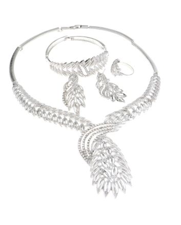 Silver Plated Necklace Set
