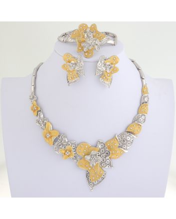 Silver Plated Necklace Set