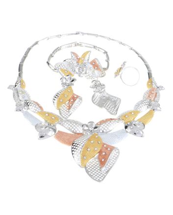 Silver Plated Necklace Set