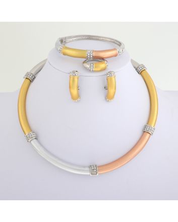 Silver Plated Necklace Set