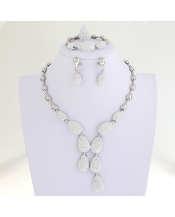 Silver Plated Necklace Set
