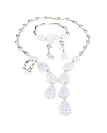 Silver Plated Necklace Set