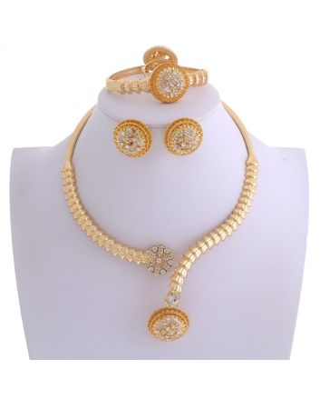Gold Plated Necklace Set