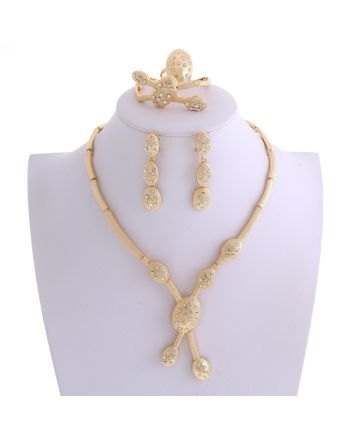 Gold Plated Necklace Set