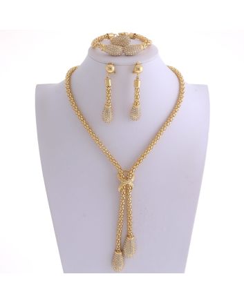 Gold Plated Necklace Set