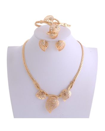 Gold Plated Necklace Set