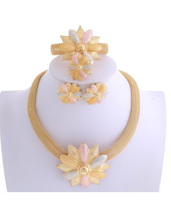 Gold Plated Necklace Set