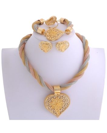 Gold Plated Necklace Set