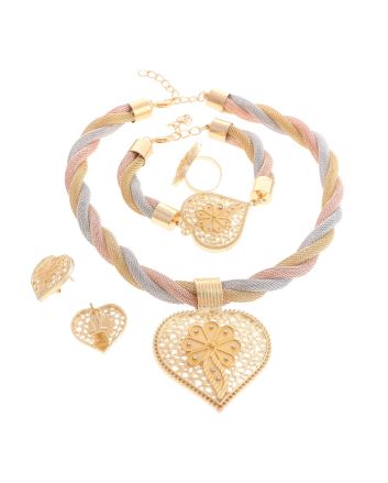 Gold Plated Necklace Set