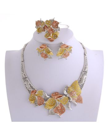Silver Plated Necklace Set