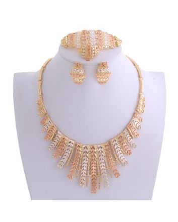 Gold Plated Necklace Set