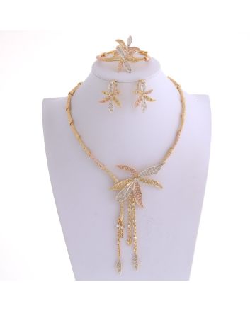 Gold Plated Necklace Set