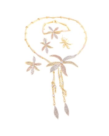 Gold Plated Necklace Set