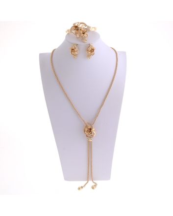 Gold Plated Necklace Set