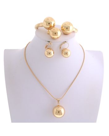 Gold Plated Necklace Set