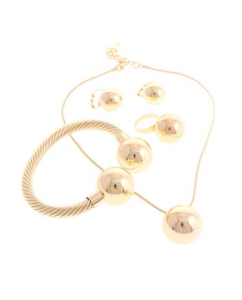 Gold Plated Necklace Set