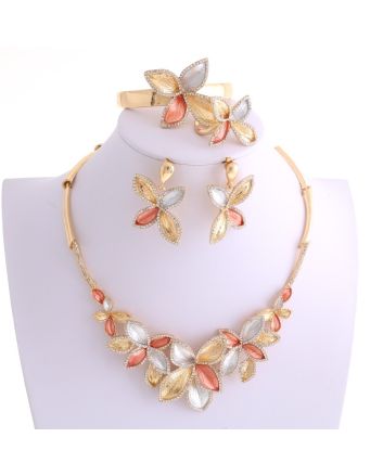 Gold Plated Necklace Set