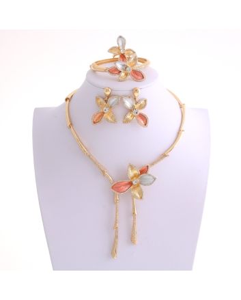Gold Plated Necklace Set