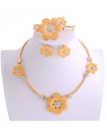 Gold Plated Necklace Set