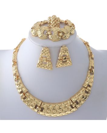 Gold Plated Necklace Set