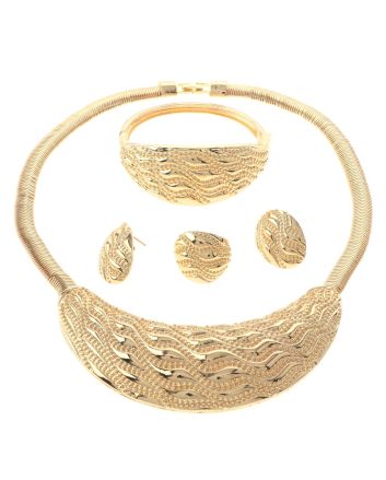 Gold Plated Necklace Set