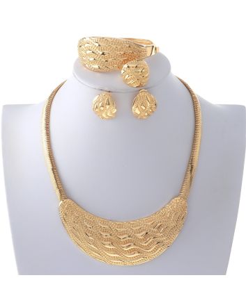 Gold Plated Necklace Set