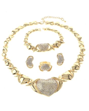 Gold Plated Necklace Set