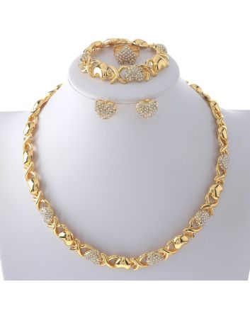 Gold Plated Necklace Set