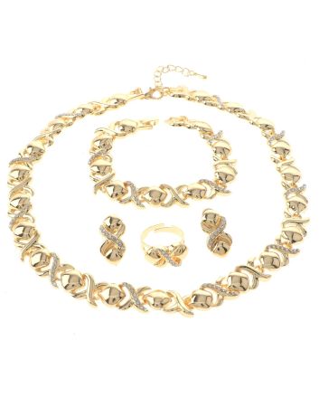 Gold Plated Necklace Set