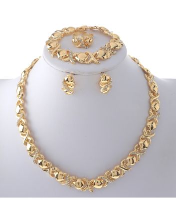 Gold Plated Necklace Set