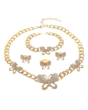 Gold Plated Necklace Set
