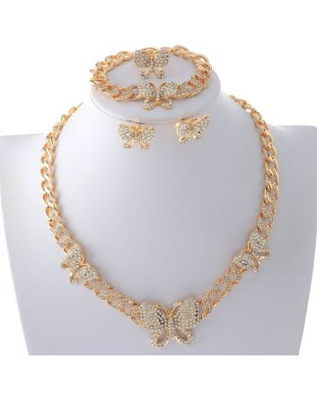 Gold Plated Necklace Set