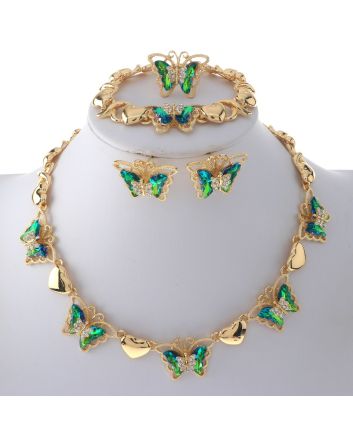 Gold Plated Necklace Set