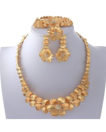 Gold Plated Necklace Set