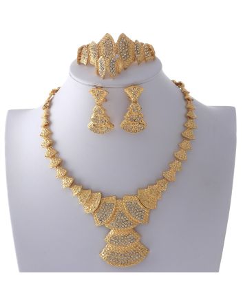 Gold Plated Necklace Set