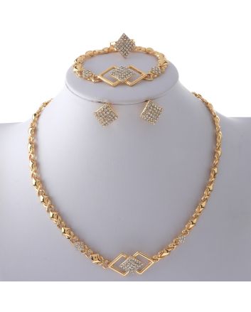 Gold Plated Necklace Set