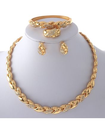 Gold Plated Necklace Set