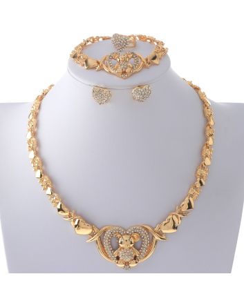Gold Plated Necklace Set