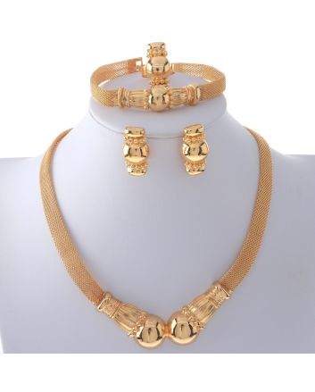 Gold Plated Necklace Set